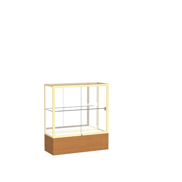 Counter Display Case 36x40x14, Mirror, Champange