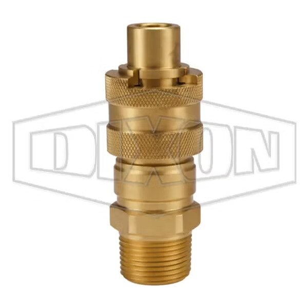 Dix-Lock N Series Bowes Interchange Male Quick Disconnect Coupler, 1-11 x 1/2 in Nominal, 300 psi P