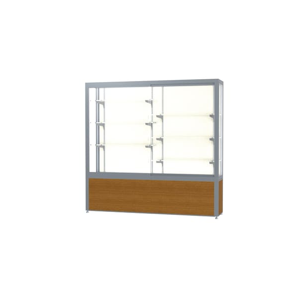 Display Case 72x66x16, Plaque, Satin