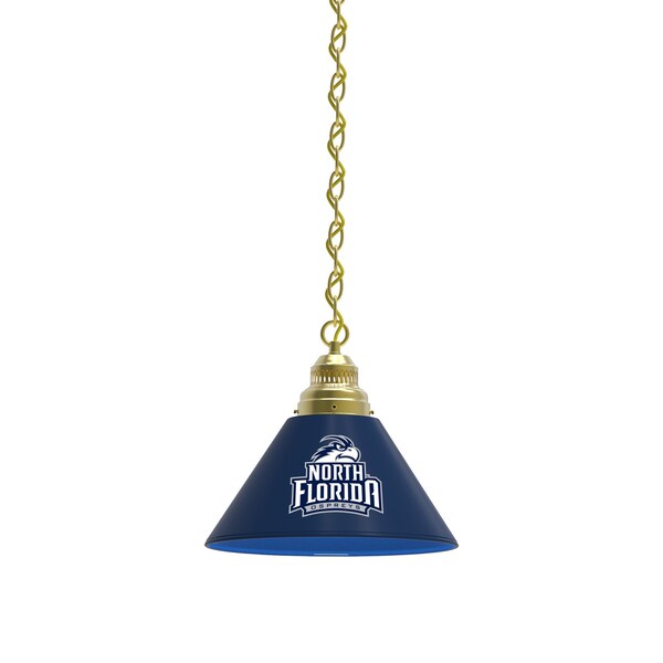 North Florida Pendant Light, Brass Fixture