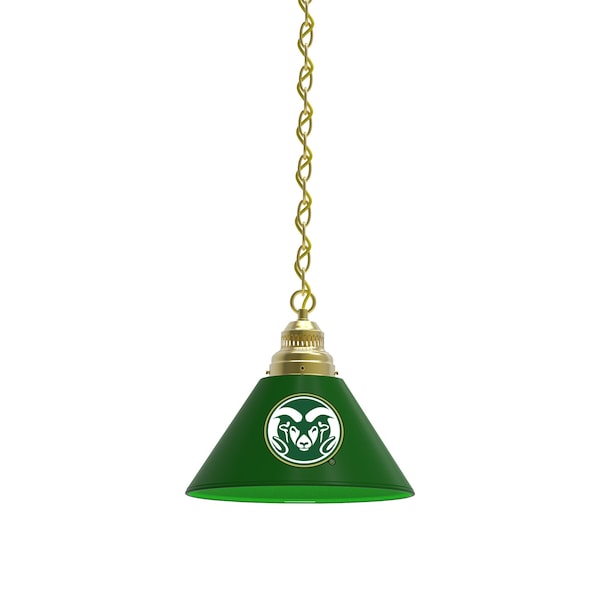 Colorado State Pendant Light, Brass Fixture