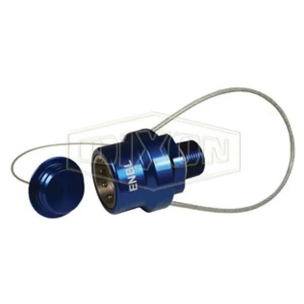 FloMAX High Flow Dry Disconnect Nozzle with Plug, Adapter, Quick Disconnect Coupler x FNPT, Aluminum