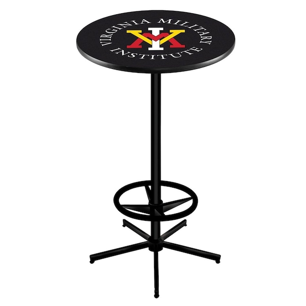 42" Black Virginia Military Institute Pub Table