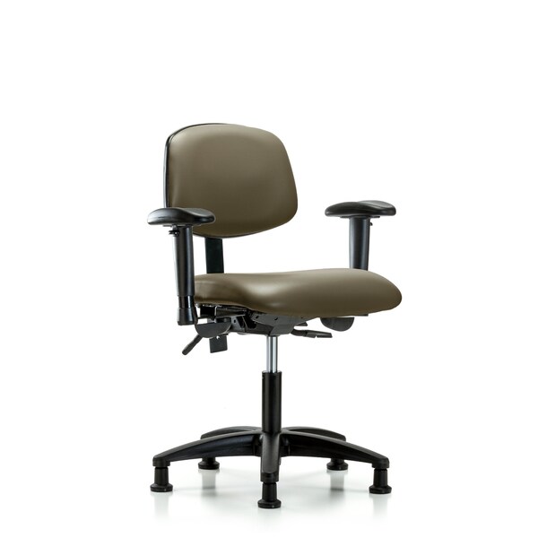 Vinyl Chair, Vinyl, Adjustable Arms