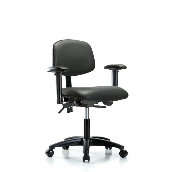 Vinyl Chair, Vinyl, Adjustable Arms