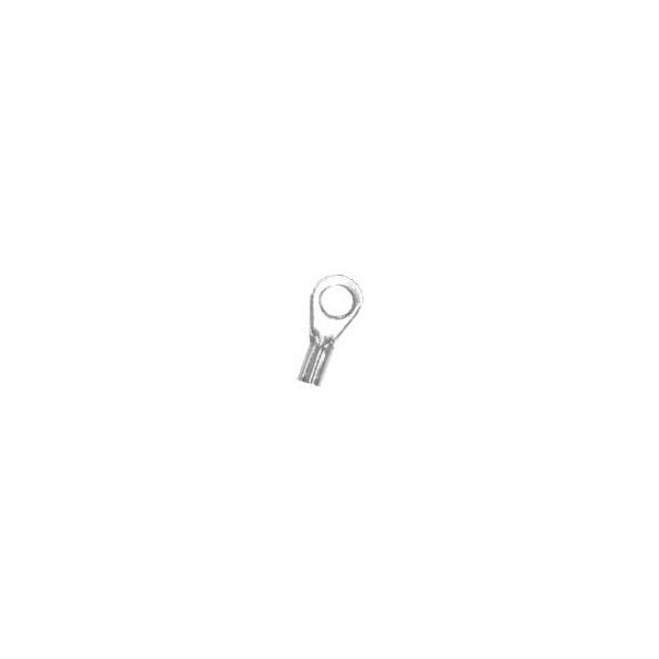 Ring Terminal, 14 AWG, 600 V, Bare Insulated, 1000 PK