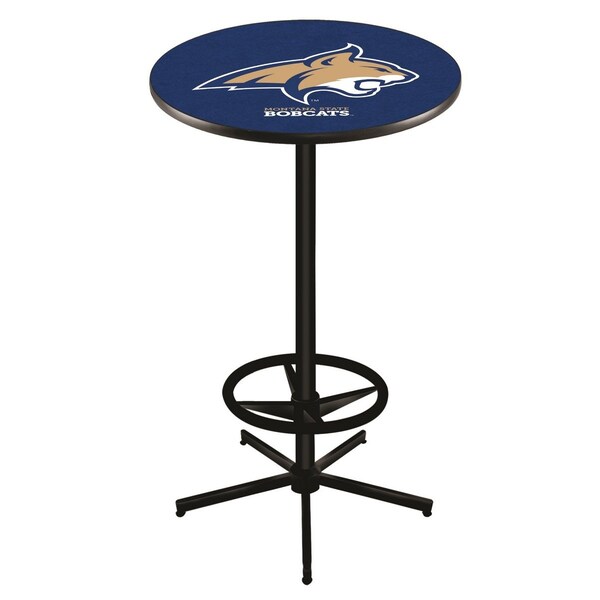 42" Black Montana State Pub Table