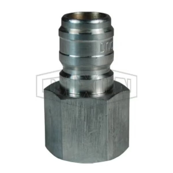 E Series Straight Through Hydraulic Interchange Coupler, 1 in x 1-11-1/2 Nominal, Quick-Connect x FN