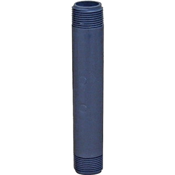 LASCO 205480BC Pipe Nipple, 12 in, PVC, SCH 80 Schedule, 48 in L
