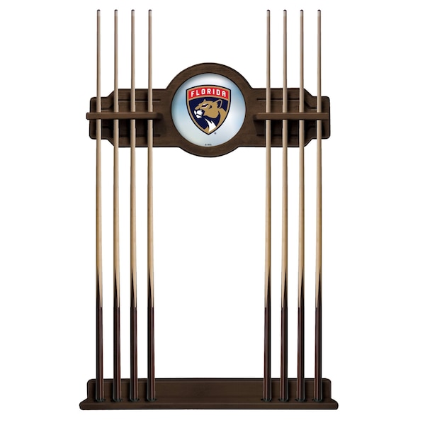Florida Panthers Cue Rack in Chardonnay Finish