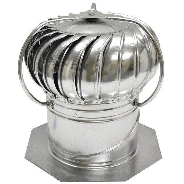 Master Flow GC12E Rotary Turbine Ventilator, Steel