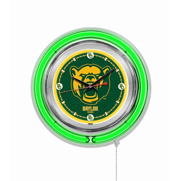 Baylor University Double Neon 15" Clock