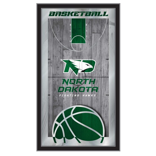 North Dakota 15" x 26" Basketball Mirror