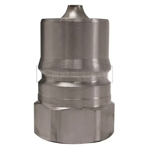 DQC HS Interchange Steam Female Plug, 1/4-19 Nominal, Female BSPP, Steel