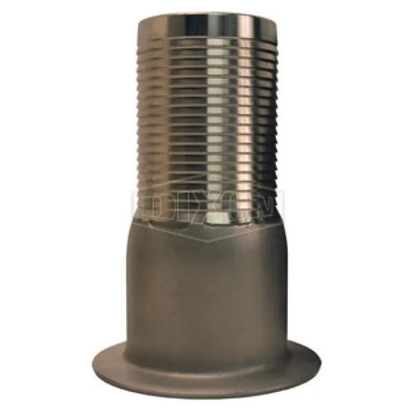 King Turned Back Hose Nipple, 1-1/2 in Nominal, 316 SS, Domestic