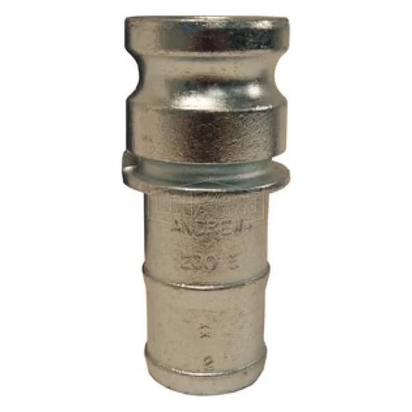 Boss-Lock Type E Cam and Groove Adapter, 3/4 in, Male Adapter x Hose Shank, Malleable Iron, Domesti