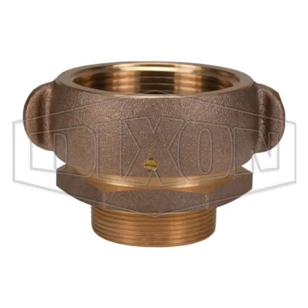 Suction Rocker Lug Adapter with Poly Screen, 2 x 2-1/2 in, MNPT x Female NST NH, Brass, Domestic