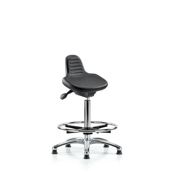 Poly Sit-Stand, Chrome, CF