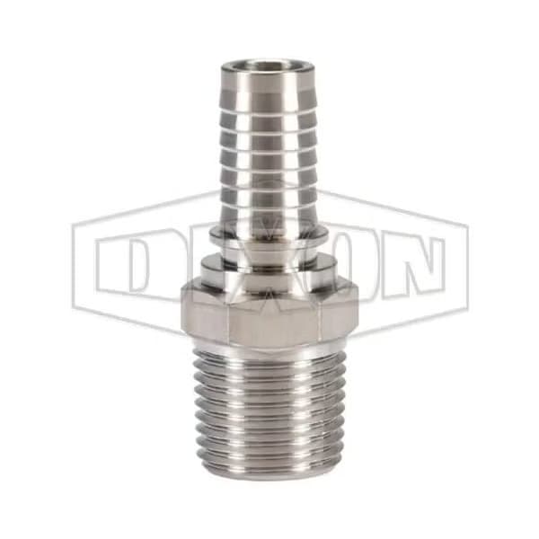True ID Crimp Collar, 2 in, Rigid Male, 316 SS, Domestic