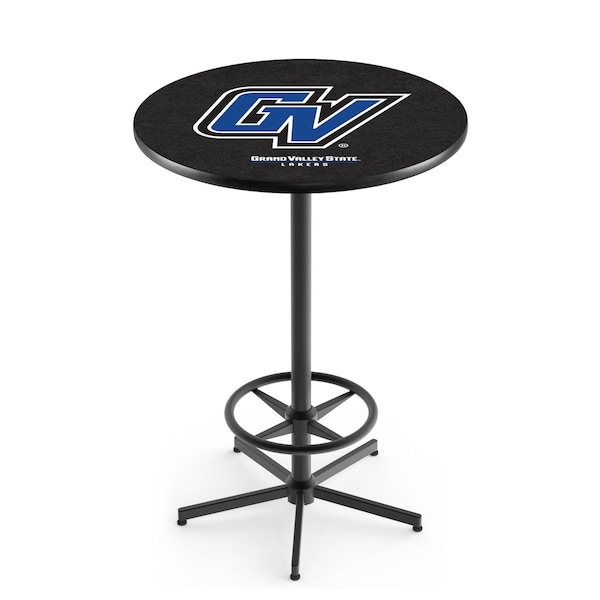 42" Black Grand Valley State Pub Table