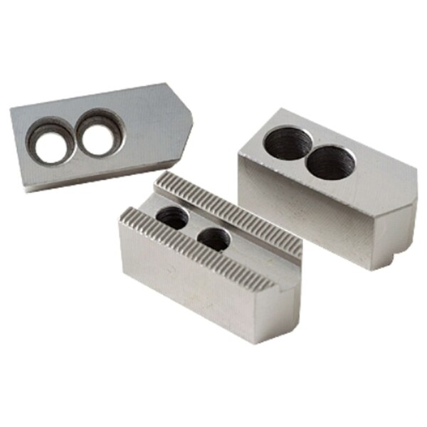 Taiki 15" 1.5mm X 60 Degree 25.5mm Aluminum 3 Piece Soft Jaw Set