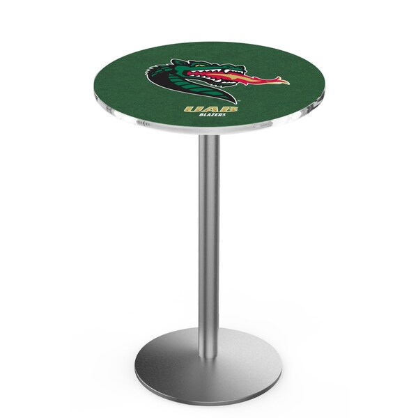 42" Stainless Steel UAB Pub Table, 36" dia. Top
