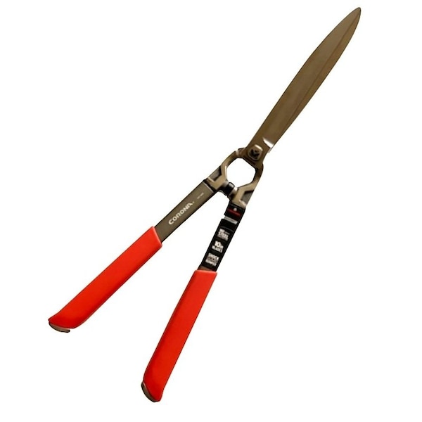 CORONA Classic Cut Hedge Shear, Resharpenable Blade, 10 in L Blade, Steel Blade, Steel Handle