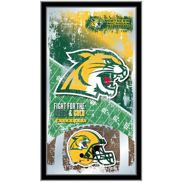 Northern Michigan 15" x 26" Football Mirror