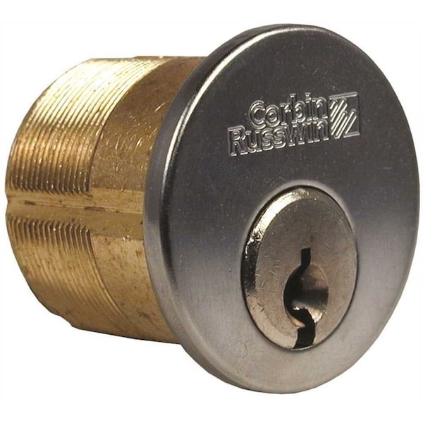 1 1/8 in. MORTISE CYLINDER 981 in.0 in. BITTED 626 Dull Chrome