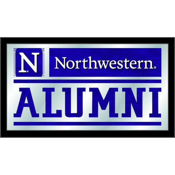 Northwestern 26" x 15" Alumni Mirror