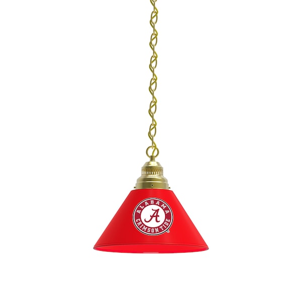 Alabama Pendant Light, Brass Fixture