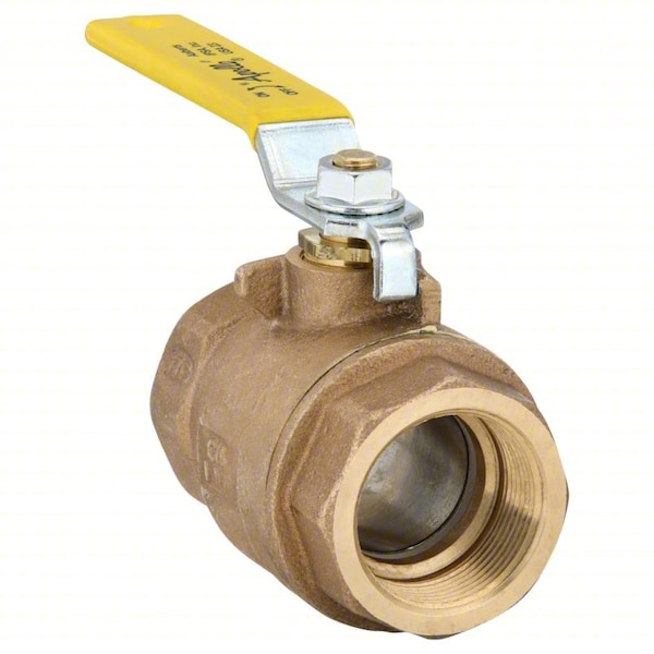 1-1/2" FNPT Bronze Ball Valve 2-Way