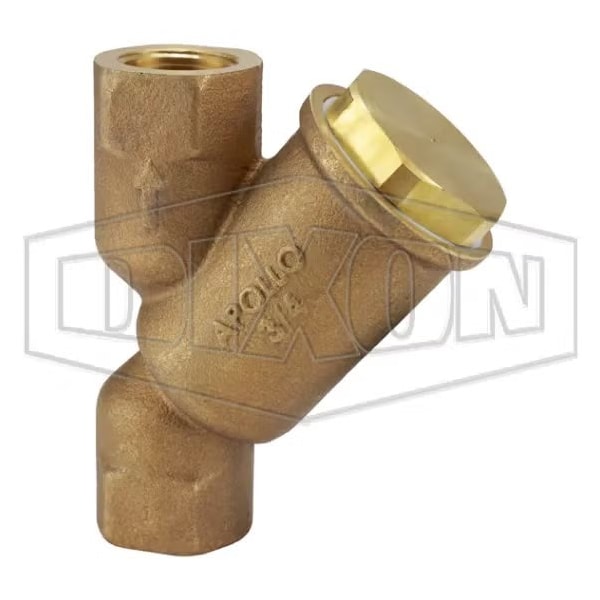 Y-Line Strainer, 3/4 in Nominal, 3-13/16 in OAL, FNPT Connection, Domestic