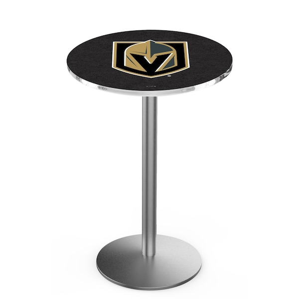 42" Stainless Steel Vegas Golden Knights Pub Table