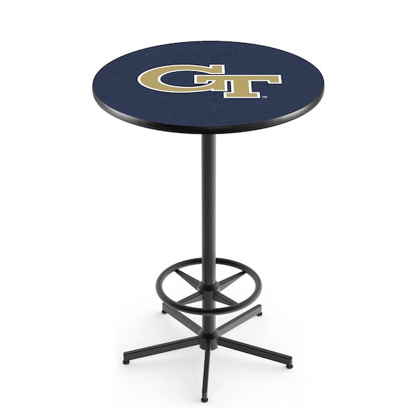 42" Black Georgia Tech Pub Table