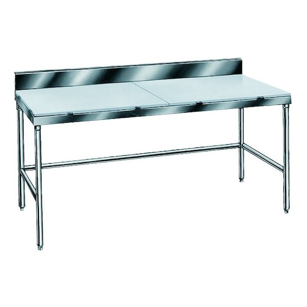 Poly-Top Work Table 108 in.W x 24 in.D 5/8 in. thick Poly-Vance top