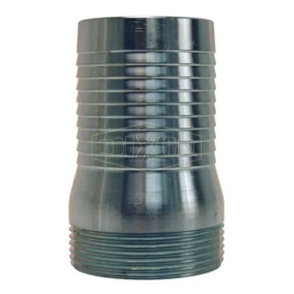 King Short Shank Suction Coupling, 4 in Nominal, NPSM End Style, Domestic