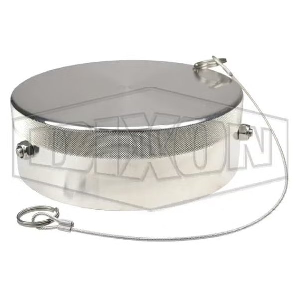 Mann-Tek by  Mann Tek Dry Disconnect Dust Cap, 6 in, Aluminum, Domestic