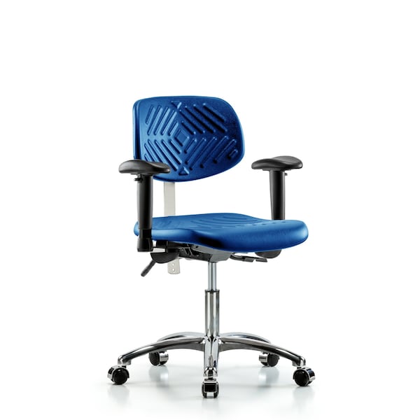 Clean Room Chair, Adjustable Arms