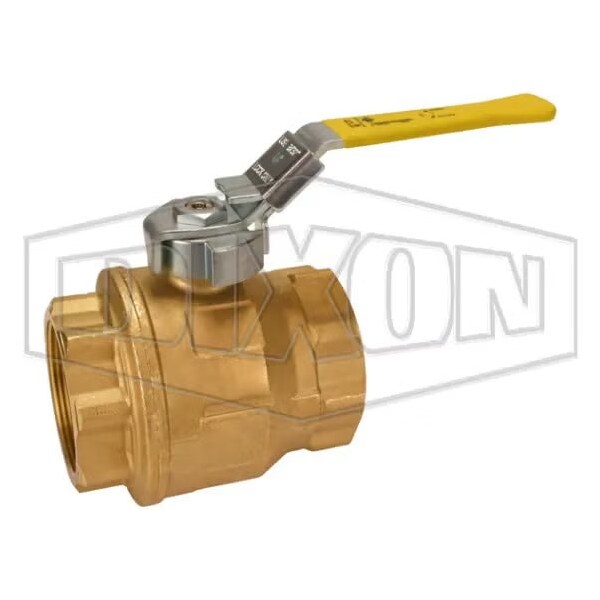 FBLV Imported Ball Valve, 3 in Nominal, FNPT End Style, Brass Body, PTFE Seat/Seal/Thrust Washer Sof