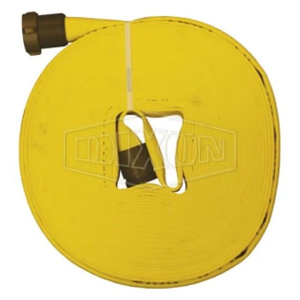 Forestry Non-Weeping Fire Hose, 1 in, NPSH, 50 ft L, 270 psi Working