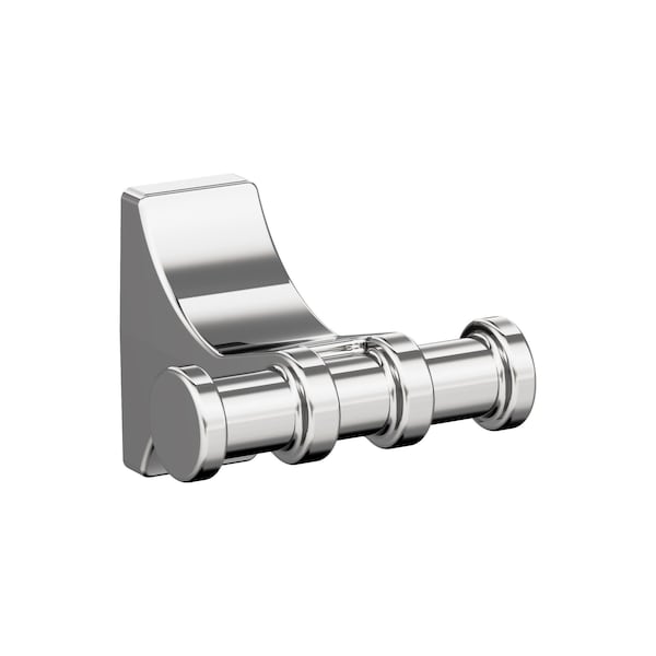 Davenport Chrome Transitional Double Robe Hook
