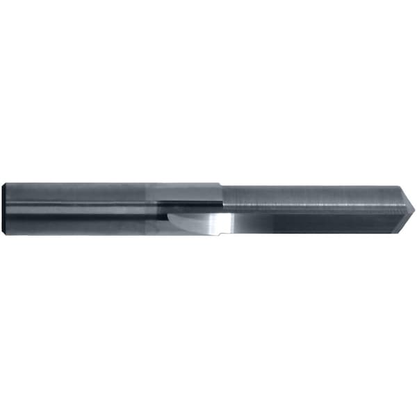 140 Degree Straight Flute Stub Length Drill Cleveland 1766 Bright Carbide RHC No 48