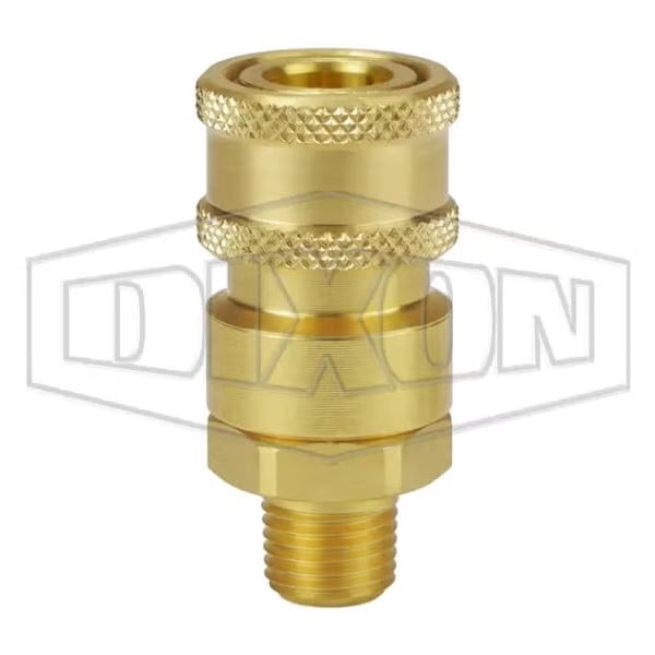 1/4 V COUP, 1/4 M-NPTF BRASS