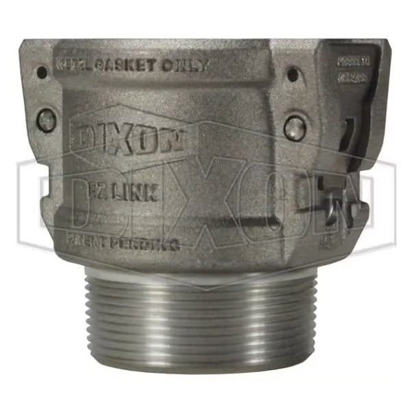 EZLink Type B Armless Cam and Groove Coupler with Buna-N Gasket, 2 in Nominal, Coupler x MNPT End S