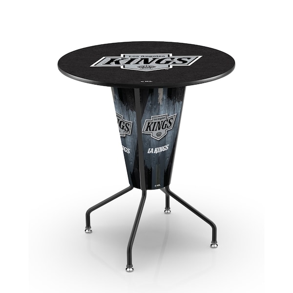 Lighted 42" Black Los Angeles Kings Pub Table
