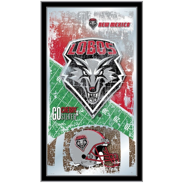 New Mexico 15" x 26" Football Mirror
