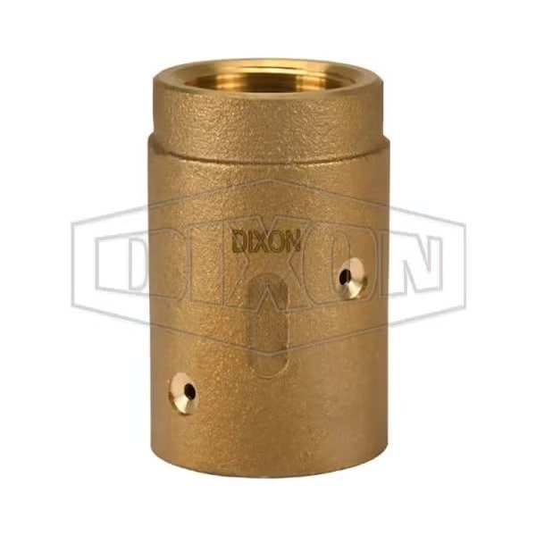 Nozzle Holder with Screws, For Use with Sand Blast Hose, 1-1/4 in NPSM, Brass, Domestic