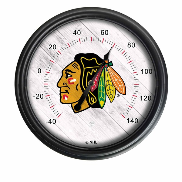 Chicago Blackhawks Indoor/Outdoor LED Thermometer