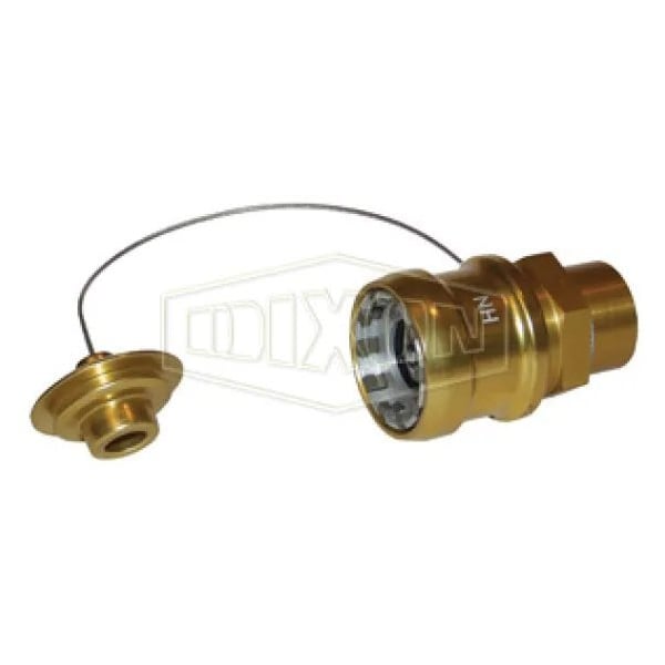 FloMAX Hydraulic Oil Nozzle with Plug, 3/4 in Nominal, FNPT, Aluminum, Domestic